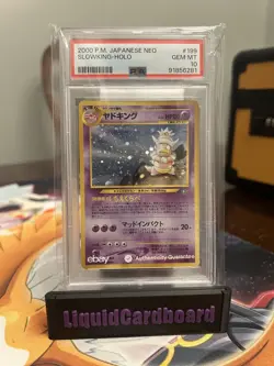 Pokemon Slowking Neo Genesis Japanese Holo Rare #199 PSA 10 Gem Mint - Image 1