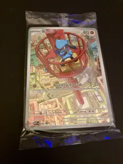 Pokemon Riolu 010 ETB Black Star Promo Mega Evolution Sealed - Image 1