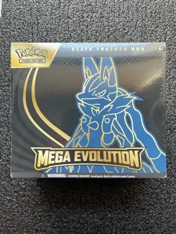 Pokemon Mega Evolution Lucario Elite Trainer Box ETB Factory Sealed New - Image 1