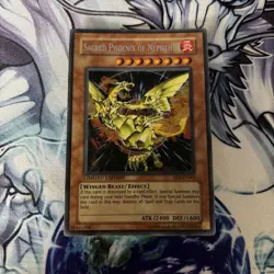 (EF) Sacred Phoenix of Nephthys EEN-ENSE3 Secret Rare LP - Image 1