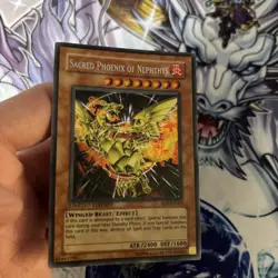 (EF) Sacred Phoenix of Nephthys EEN-ENSE3 Secret Rare LP - Image 2
