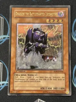 Yugioh Dekoichi The Battlechanted Locomotive RDS-EN032 Ultimate Rare LP 1ST ED - Image 3