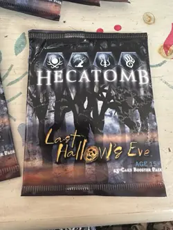 Hecatomb TCG CCG Last Hallow’s Eve - 23 Sealed Booster Packs - Trading Card Game - Image 2