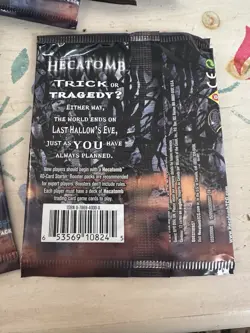 Hecatomb TCG CCG Last Hallow’s Eve - 23 Sealed Booster Packs - Trading Card Game - Image 3