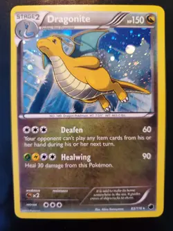 Dragonite 83/116 Cosmos Holo Pokemon TCG Card Blister Exclusive Plasma Freeze NM - Image 2
