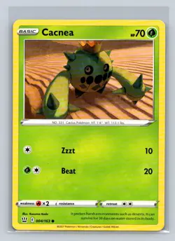 Cacnea #004/163 SWSH05: Battle Styles Common - Pokemon Cards E4 - Image 1