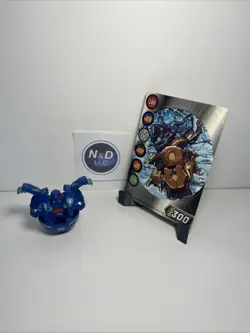 Bakugan Battle Brawlers Aquos Robotallion 570G B2 Classic Rare W/ Card RARE - Image 1