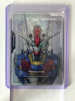 R-009 Resource - Gundam Aerial C+ Gundam Card Game TCG Alternative Art - Image 1