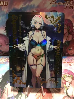 Waifu CCG Goddess Story Double Sided Anime Card Waifu Card Holo - Image 1
