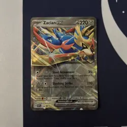 Zacian ex 198 Sv: Scarlet & Violet Promo Cards Holo - NM - Image 1