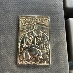 1999 Burger King Pokemon Charizard Nintendo 23K Gold Plated Trading Card - Image 1