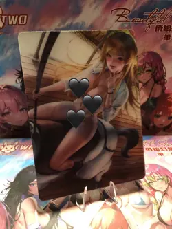 Lenticular Waifu Card Marin Goddess Story 2 Image CCG Anime Card - Image 2