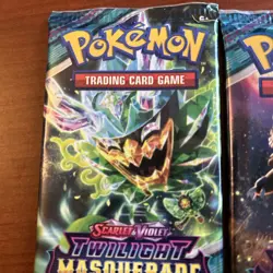 NEW 2X twilight masquerade Pokemon TCG 10 Cards Booster Packs Card Packs Sealed - Image 2