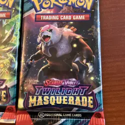 NEW 2X twilight masquerade Pokemon TCG 10 Cards Booster Packs Card Packs Sealed - Image 3