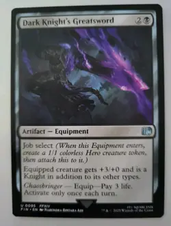 MTG - Finsl Fantasy: Dark Knight's Greatsword (0095) - Uncommon - Near Mint - Image 1