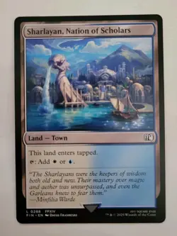 MTG - Final Fantasy: Sharlayan, Nation of Scholars (0288) - Land - Near Mint - Image 1
