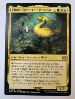MTG - Final Fantasy: Choco, Seeker of Paradise (0215) - Rare - Near Mint - Image 1