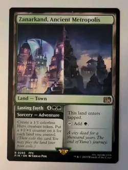 MTG - Final Fantasy: Zanarkand, Ancient Metropolis (0293) - Rare - Near Mint - Image 1