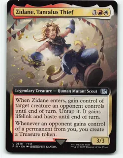 Zidane, Tantalus Thief (Extended Art) Final Fantasy Regular MTG 0518 - Image 1