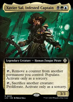 Xavier Sal, Infested Captain Extended Art Regular - The Lost Caverns Of Ixalan C - Image 1