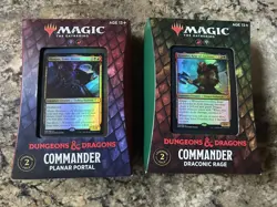 Magic the Gathering D&D Forgotten Realms Commander Decks Sealed Lot of Two - Image 1