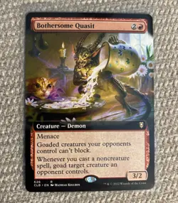 Bothersome Quasit (Extended Art) Commander Legends: Battle for Baldur's Gate - Image 1