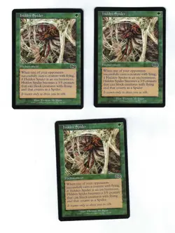 3x Hidden Spider - Urza's Saga - Magic The Gathering NM/M (Never Played) - Image 1