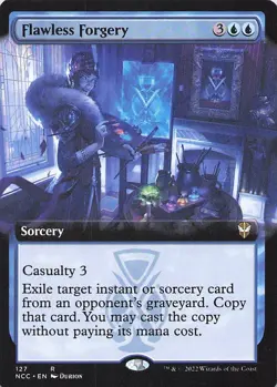 Flawless Forgery (Extended Art) Commander: Streets of New Capenna Regular - Image 1