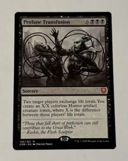 MTG Profane Transfusion - Commander Legends NM - Image 1