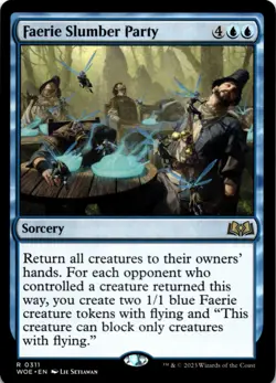 MTG Faerie Slumber Party Wilds of Eldraine NM R Magic - Image 1