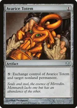 Avarice Totem 1x MtG Fifth Dawn 5DN SP/NM - Image 1