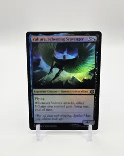 Vulture, Scheming Scavenger Foil Magic The Gathering TCG Marvel's Spider-Man 158 - Image 1