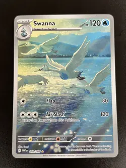 Swanna 110/086 S&V White Flare Illustration Rare Holo Pokemon TCG - NM! - Image 1