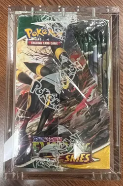 Pokemon Evolving Skies Booster Box Sword & Shield FACTORY SEALED in acrylic case - Image 3