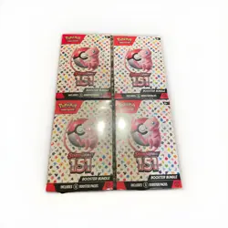 LOT of 4 Pokemon TCG 151 Scarlet and Violet Booster Bundle Factory Sealed - Image 1