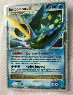 Empoleon Lv.X ULTRA RARE DP11 Diamond and Pearl Promos Pokemon NM to LP 2007 - Image 1