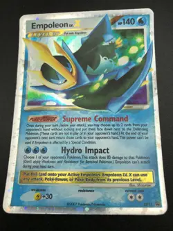 Empoleon Lv.X ULTRA RARE DP11 Diamond and Pearl Promos Pokemon NM to LP 2007 - Image 5
