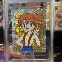 PSA 10 MISTY #S28 - 1999 Pokemon Holo Prism Merlin Sticker GEM MINT! - Image 2
