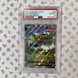 Pokemon Tornadus V 185/198 Chilling Reign Alt Art PSA 10 GEM MINT - Image 1