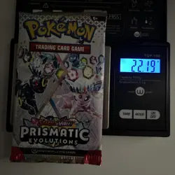 VERY HEAVY! 22.19g Prismatic Evolutions Pokemon TCG Booster Pack (SEALED)✅ - Image 1