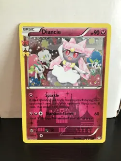 Diancie RC22/RC32 Pokemon Generations Radiant Collection Holo Uncommon - Image 1