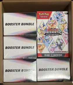 Pokemon Prismatic Evolutions Booster Bundles - Lot of X5 | 6-Pack Bundles - Image 1
