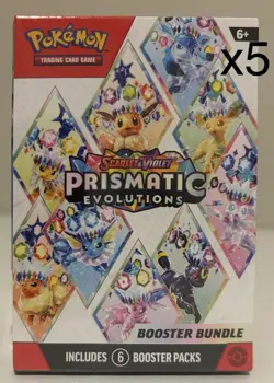 Pokemon Prismatic Evolutions Booster Bundles - Lot of X5 | 6-Pack Bundles - Image 2