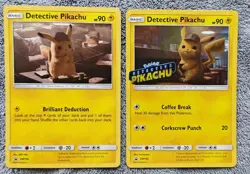 STAMPED Detective Pikachu Movie Promo SM190 Pokemon Holo Foil Holographic - Image 1