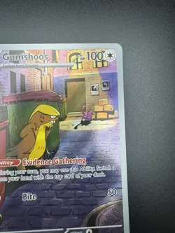 Gumshoos 153/132 Full Art Holo Illustration Rare Mega Evolution Pokemon 2025 NM - Image 3
