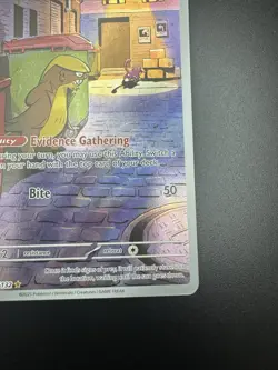 Gumshoos 153/132 Full Art Holo Illustration Rare Mega Evolution Pokemon 2025 NM - Image 5