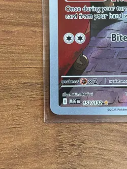 Pokemon Mega Evolution Gumshoos 153/132 Illustration Rare IR NM Full Art - Image 5