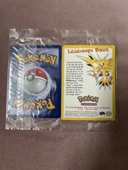 Legendary Bird Sealed Pokemon The Movie 2000 Promo - Image 1