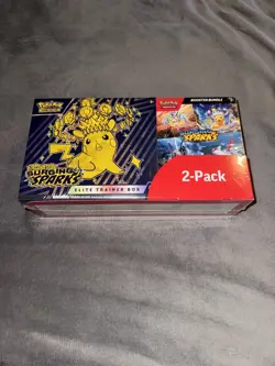 Costco Pokemon Surging Sparks 2-Pack Trainer Box and Booster Bundle Factory Seal - Image 1