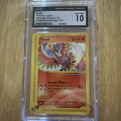 Pokemon Center NY Black Star Promo 2002 Ho-Oh #52 CGC 10 Gem Mint - Image 1